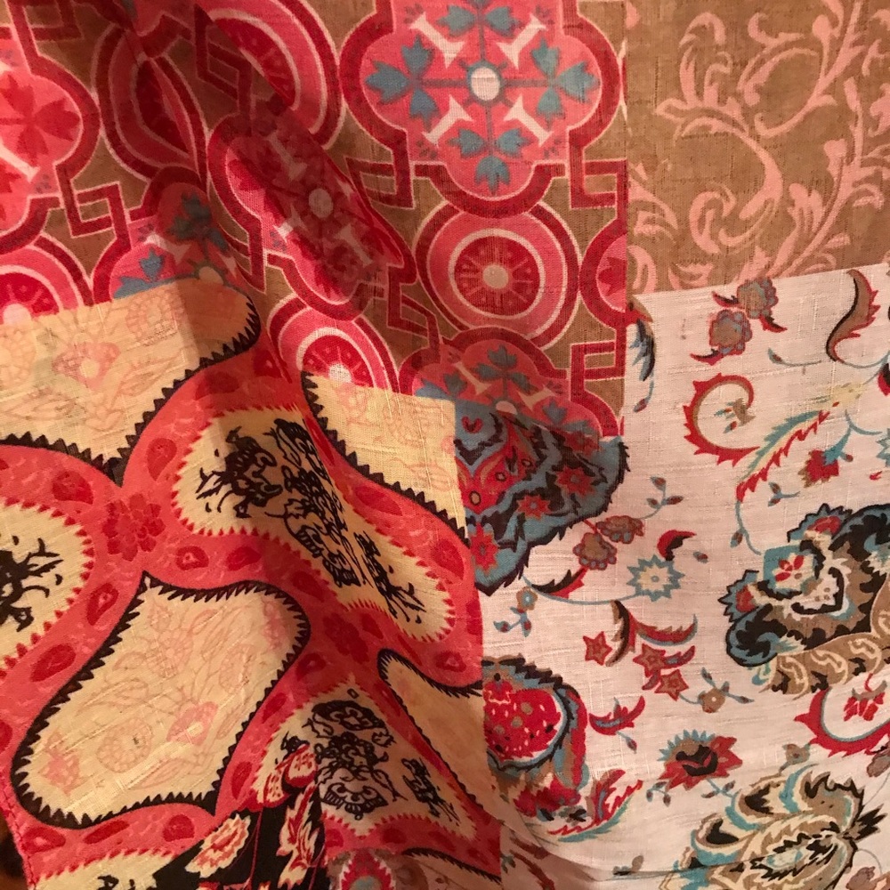 Mint Green Multicolored Kimono - Picture 7 of 8